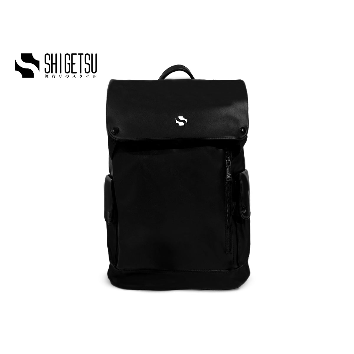 Shigetsu BEPPU Block Leather Backpack for School laptop bag office bag