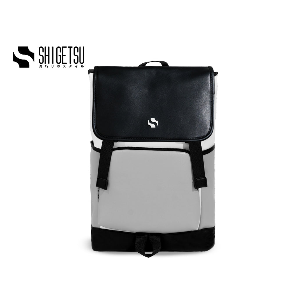 img Shigetsu FUJI Block Leather Backpack for School laptop bag