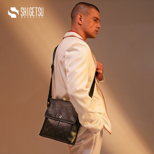 Load image into Gallery viewer, Shigetsu GERO Debossed Monogram Bag leather men sling bag