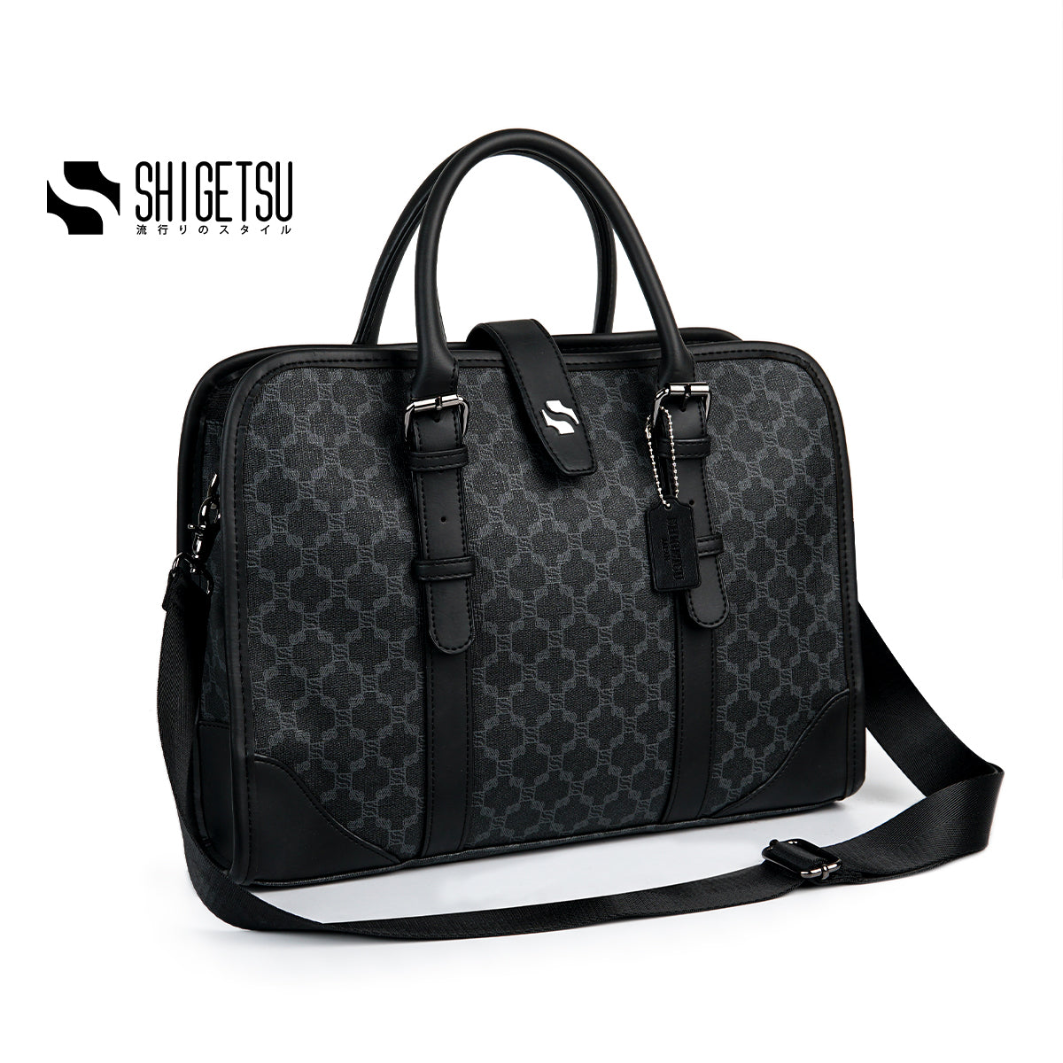 Signature Monogram NAGANO Office Bag for Men Shigetsu