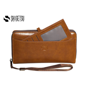 Shigetsu Ome Leather Wallet For Men Long Wallet