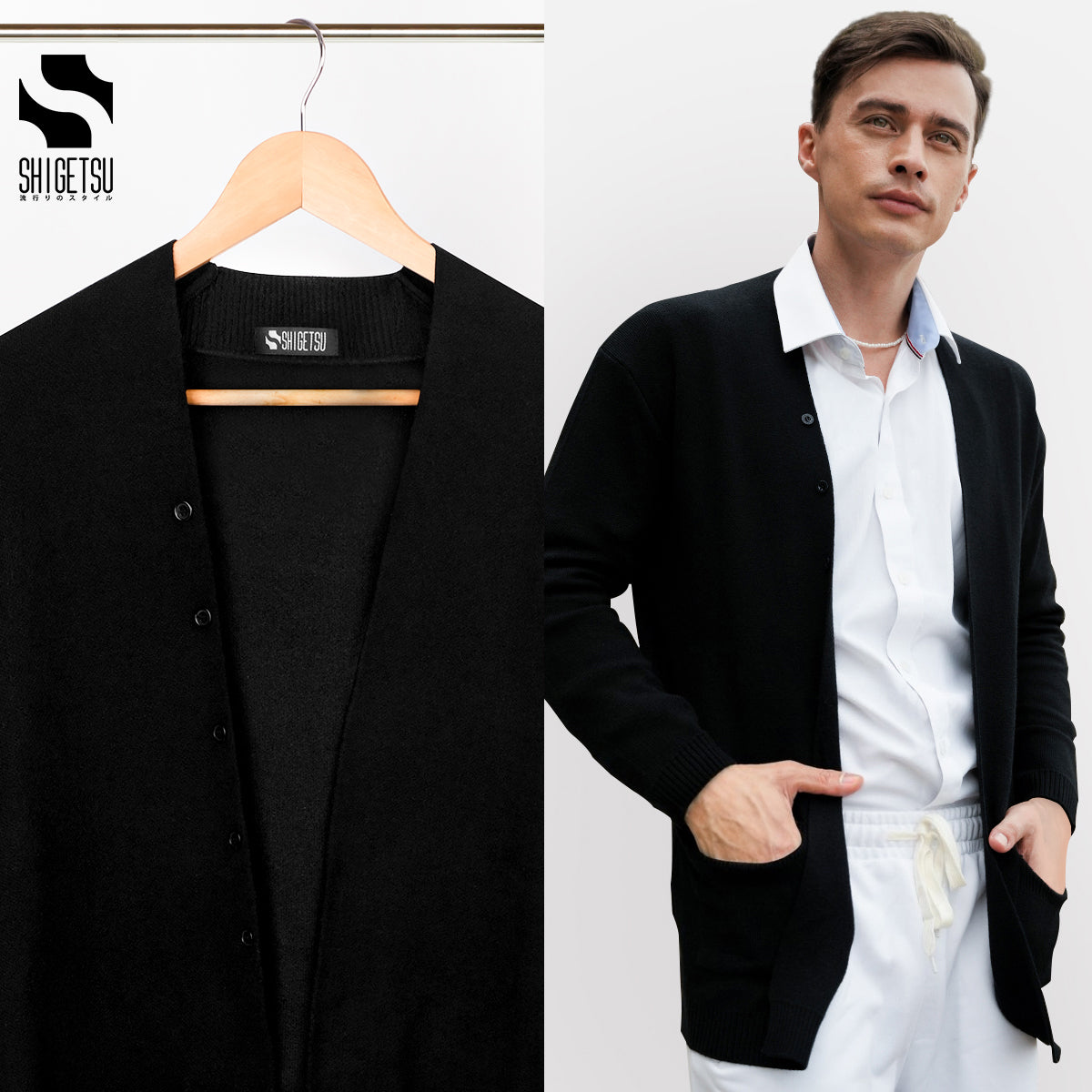 Office cardigan shop mens