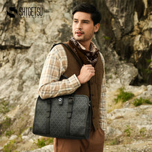 Load image into Gallery viewer, Signature Monogram NAGANO Office Bag for School Men