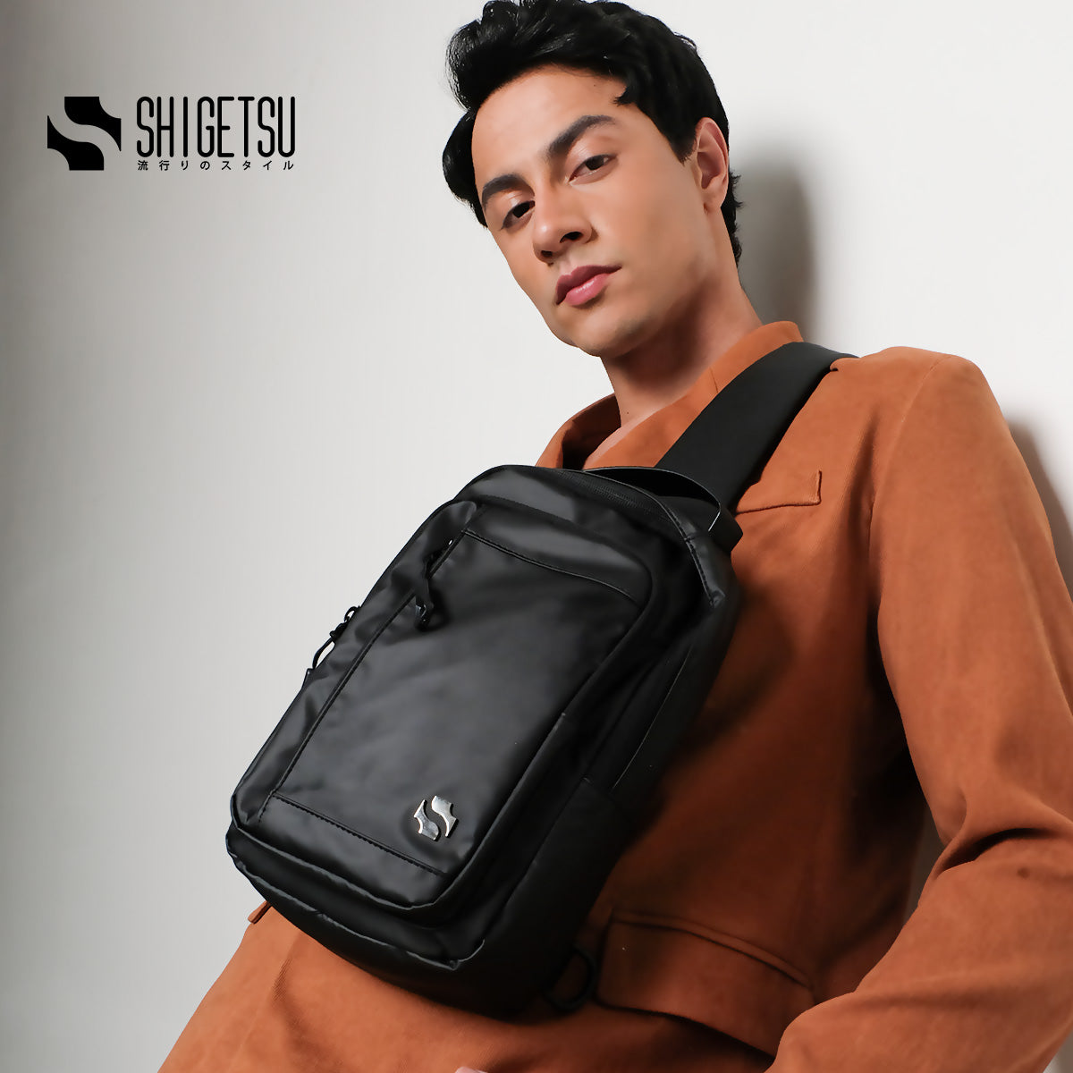 Shigetsu Pro TOSU Nylon Sling Bag for men crossbody bag