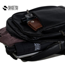 Load image into Gallery viewer, Shigetsu ZAMA Leather Backpack  for School Men