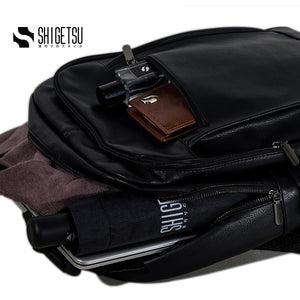 Shigetsu ZAMA Leather Backpack  for School Men