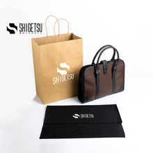 Load image into Gallery viewer, Shigetsu GERO Debossed Monogram Bag leather men sling bag